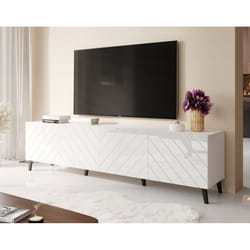 Best Mobilier Chloe Support TV et centre de divertissement 8 étagères
