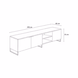 Best Mobilier Auxane Support TV et centre de divertissement - Vue supplémentaire 4