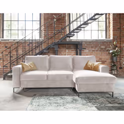 Best Mobilier Lilly Canapé d'angle 4 siège(s) Beige