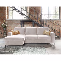 Best Mobilier Lilly Canapé d'angle 4 siège(s) Beige