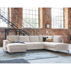 Best Mobilier Lilly Canapé d'angle 7 siège(s) Beige