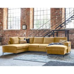 Best Mobilier Lilly Canapé d'angle 7 siège(s) Jaune