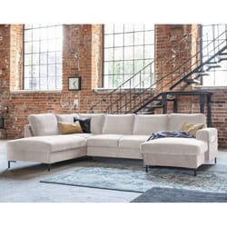 Best Mobilier Lilly Canapé d'angle 7 siège(s) Beige