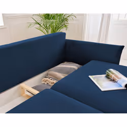Best Mobilier Valentina 3 siège(s) Bleu