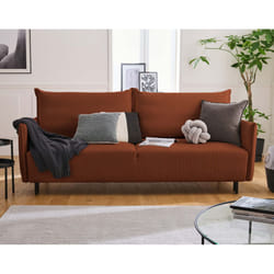 Best Mobilier Valentina 3 siège(s) Couleur rouille