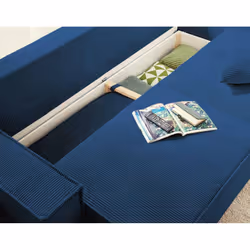 Best Mobilier Dellia 3 siège(s) Bleu - Vue supplémentaire 4