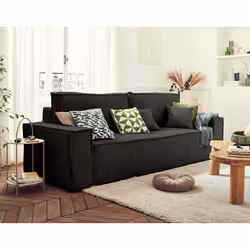 Best Mobilier Dellia 3 siège(s) Anthracite, Gris
