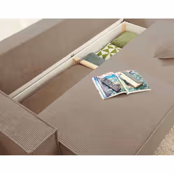 Best Mobilier Dellia 3 siège(s) Taupe - Vue supplémentaire 4