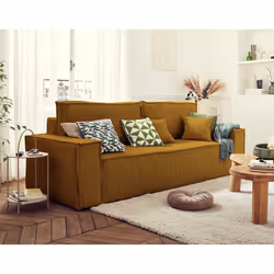 Best Mobilier Dellia 3 siège(s) Jaune
