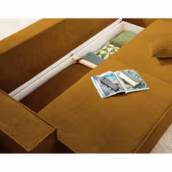 Best Mobilier Dellia 3 siège(s) Jaune - Vue supplémentaire 4