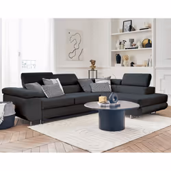 Best Mobilier Pablo Canapé d'angle 5 siège(s) Gris - Vue supplémentaire 5
