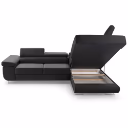 Best Mobilier Pablo Canapé d'angle 5 siège(s) Gris - Vue supplémentaire 7