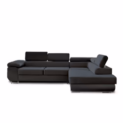 Best Mobilier Pablo Canapé d'angle 5 siège(s) Gris - Vue supplémentaire 8
