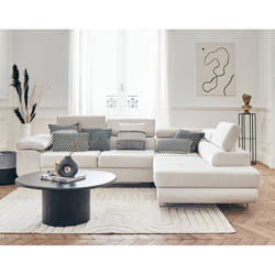 Best Mobilier Pablo Canapé d'angle 5 siège(s) Beige