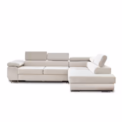 Best Mobilier Pablo Canapé d'angle 5 siège(s) Beige - Vue supplémentaire 8
