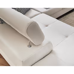 Best Mobilier Pablo Canapé d'angle 5 siège(s) Beige - Vue supplémentaire 4