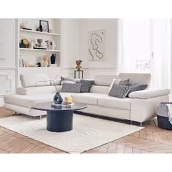 Best Mobilier Pablo Canapé d'angle 5 siège(s) Beige - Vue supplémentaire 5