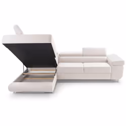 Best Mobilier Pablo Canapé d'angle 5 siège(s) Beige - Vue supplémentaire 7
