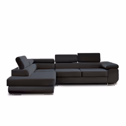 Best Mobilier Pablo Canapé d'angle 5 siège(s) Gris - Vue supplémentaire 8