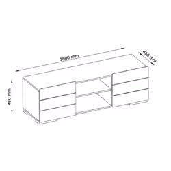Best Mobilier Maze Support TV et centre de divertissement