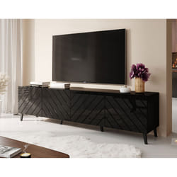 Best Mobilier Chloe Support TV et centre de divertissement 8 étagères