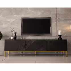 Best Mobilier Celeste Support TV et centre de divertissement 3 étagères