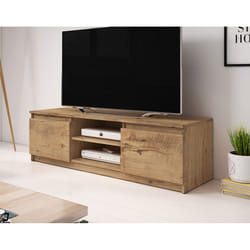 Best Mobilier Robin Support TV et centre de divertissement 2 étagères