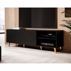 Best Mobilier Sanna Support TV et centre de divertissement 6 étagères
