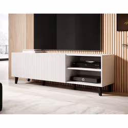 Best Mobilier Sanna Support TV et centre de divertissement 6 étagères