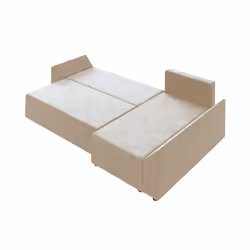 Best Mobilier Mike Canapé d'angle 4 siège(s) Beige