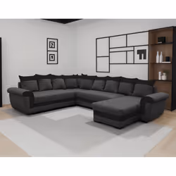 Best Mobilier Henry, Noir, Blanc, Tissu, Bois, Plastique, 3040 mm, 2470 mm