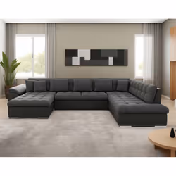 Best Mobilier Chuck, Vert, Tissu, Velours, Bois, Plastique, 3500 mm