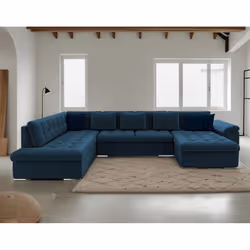 Best Mobilier Chuck, Gris, Blanc, Tissu, Velours, Bois, Plastique, 3500 mm