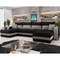 Best Mobilier Harvey 7 siège(s) Noir, Gris