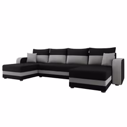 Best Mobilier Harvey 7 siège(s) Noir, Gris - Vue supplémentaire 4