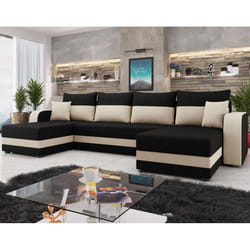 Best Mobilier Harvey 7 siège(s) Beige, Noir