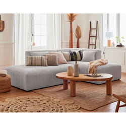 Best Mobilier Victoire Canapé d'angle 4 siège(s) Gris