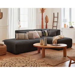 Best Mobilier Victoire Canapé d'angle 4 siège(s) Gris