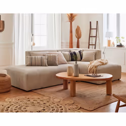 Best Mobilier Victoire, Beige, Velours, Bois, Plastique, 2700 mm, 1680 mm