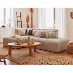 Best Mobilier Victoire, Beige, Velours, Bois, Plastique, 2700 mm, 1680 mm