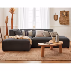 Best Mobilier Victoire Canapé d'angle 4 siège(s) Gris