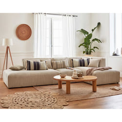 Best Mobilier Victoire Canapé d'angle 5 siège(s) Beige