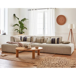 Best Mobilier Victoire Canapé d'angle 5 siège(s) Beige