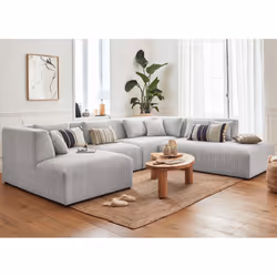 Best Mobilier Victoire, Gris, Velours, Bois, Plastique, 3260 mm, 2700 mm