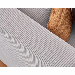 Best Mobilier Victoire Canapé d'angle 7 siège(s) Gris