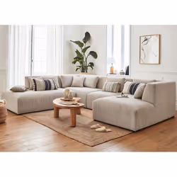 Best Mobilier Victoire, Beige, Velours, Bois, Plastique, 3260 mm, 2700 mm
