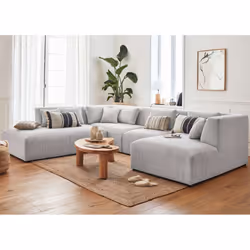 Best Mobilier Victoire, Gris, Velours, Bois, Plastique, 3260 mm, 2700 mm