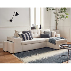Best Mobilier California Canapé d'angle 4 siège(s) Beige