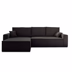 Best Mobilier Dellia Canapé d'angle 4 siège(s) Anthracite, Gris - Vue supplémentaire 6