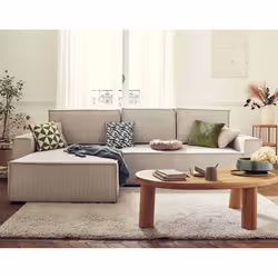 Best Mobilier Dellia, Beige, Velours, Bois, Plastique, 2890 mm, 1820 mm
